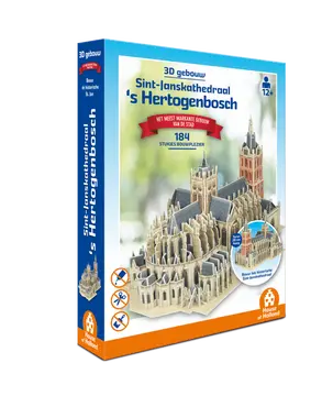 3D Gebouw - Sint-Janskathedraal Den Bosch (184 stukjes)
