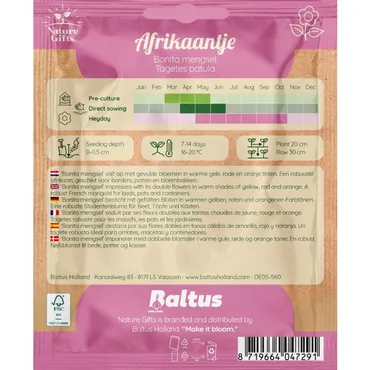 Afrikaantje bonita mengsel 50st - afbeelding 2