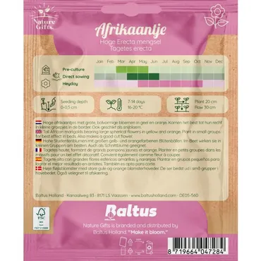 Afrikaantje hoge erecta mengsel 40st - afbeelding 2