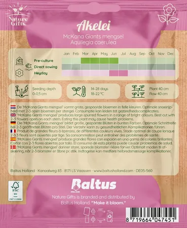 Akelei mckana giants mix 50st - afbeelding 2