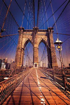 Alexsar Art schilderij Deco panel brooklyn bridge 150x100cm