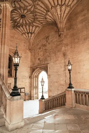 Alexsar Art schilderij Glas art cathedral church 70x50cm