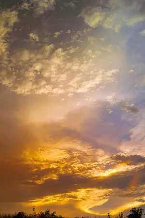 Alexsar Art schilderij Glas art schemering 120x80cm