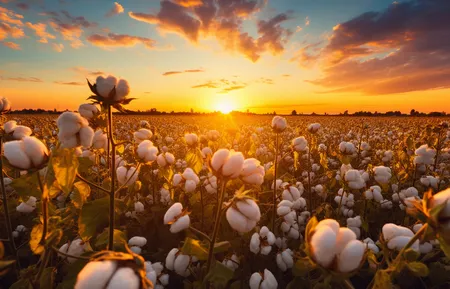 Alexsar Art Tuindoek cotton field 140x90cm - afbeelding 1