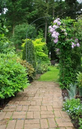 Alexsar Art Tuindoek tuinpad 90x140cm - afbeelding 1