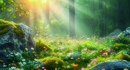 Alexsar Art Tuinschilderij bloemn zon 130x70cm - afbeelding 1