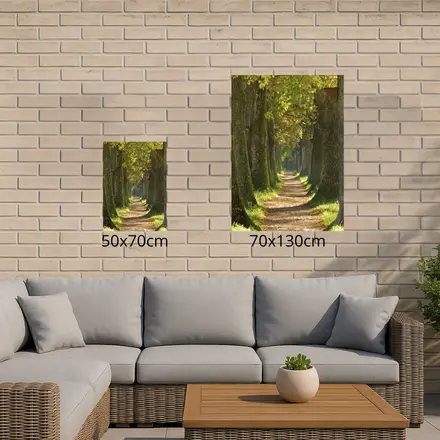 Alexsar Art Tuinschilderij bomen laan 70x50cm - afbeelding 3