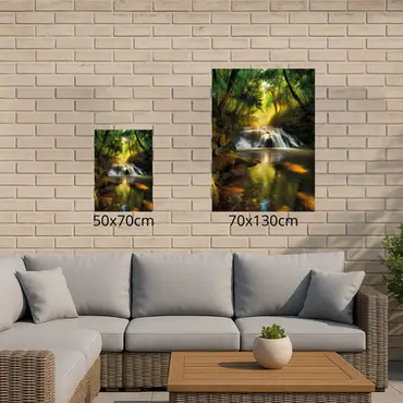 Alexsar Art Tuinschilderij bos rivier 50x70cm - afbeelding 2