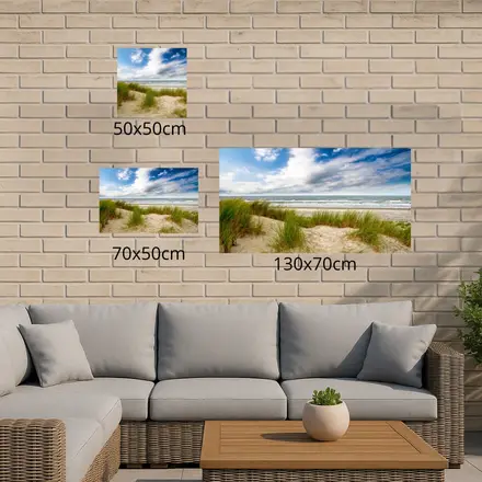 Alexsar Art Tuinschilderij duinen strand 50x50cm - afbeelding 3