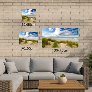 Alexsar Art Tuinschilderij duinen strand 50x50cm - afbeelding 3