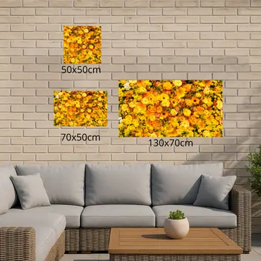 Alexsar Art Tuinschilderij gele rozen 50x50cm - afbeelding 3