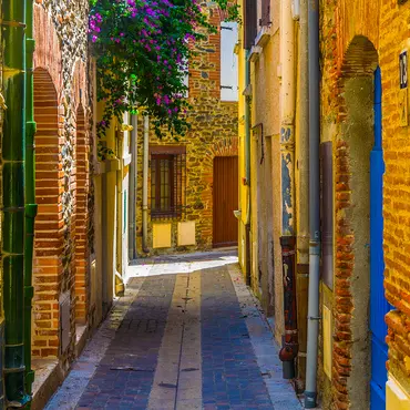 Alexsar Art Tuinschilderij gele steeg 70x70cm - afbeelding 1