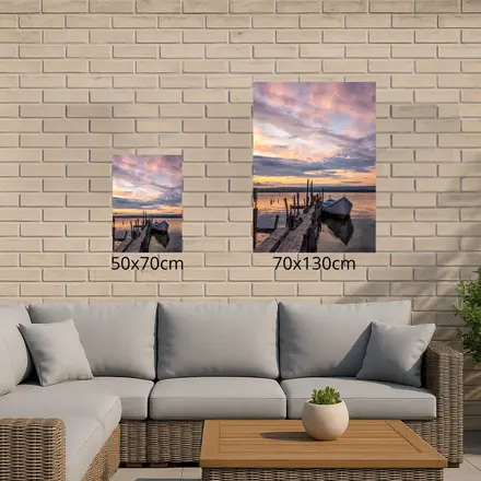 Alexsar Art Tuinschilderij haventje 70x50cm - afbeelding 3