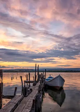 Alexsar Art Tuinschilderij haventje
