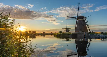 Alexsar Art Tuinschilderij molendijk 130x70cm