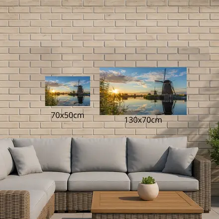 Alexsar Art Tuinschilderij molendijk 70x50cm - afbeelding 3