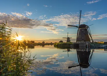 Alexsar Art Tuinschilderij molendijk 70x50cm - afbeelding 1