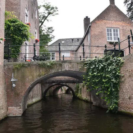 Alexsar Art Tuinschilderij molenstraat 50x50cm - afbeelding 1