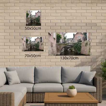 Alexsar Art Tuinschilderij molenstraat 50x50cm - afbeelding 2