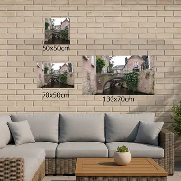 Alexsar Art Tuinschilderij molenstraat 50x50cm - afbeelding 2