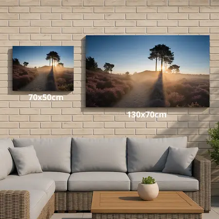 Alexsar Art Tuinschilderij ochtendglorie 130x70cm - afbeelding 2