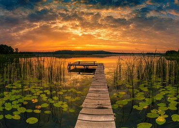 Alexsar Art Tuinschilderij panorama 70x50cm - afbeelding 1