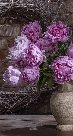 Alexsar Art Tuinschilderij pioenrozen 130x70cm