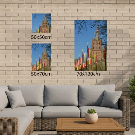 Alexsar Art Tuinschilderij Sint Jan Carnaval 50x50cm - afbeelding 3