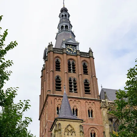 Alexsar Art Tuinschilderij sint jans toren 50x50cm - afbeelding 1