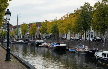 Alexsar Art Tuinschilderij Smalle Haven Den Bosch 130x70cm - afbeelding 1