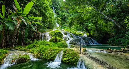 Alexsar Art Tuinschilderij waterval 130x70cm