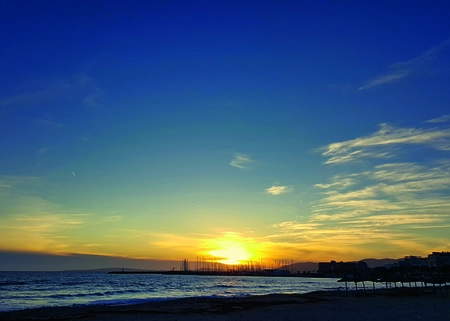 Alexsar Art Tuinschilderij yellow horizon 70x70cm - afbeelding 1