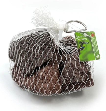 Aquariumsteen lava 10-15cm 1.4kg
