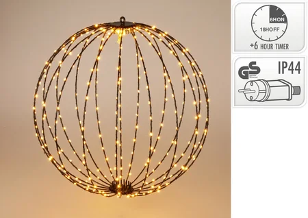 Bal 50cm 320LED warm wit - afbeelding 1