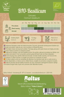 Basilicum genuees bio 200st - afbeelding 2
