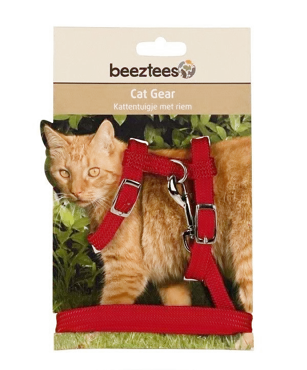 Beeztees Kattentuigje Rood 130cm x 10mm