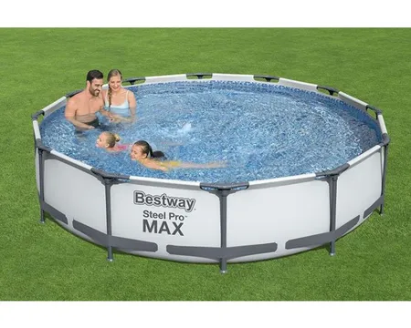 Bestway zwembad steel pro max set rond 366 sfeer