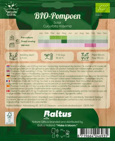 Bio pompoen solor 5st - afbeelding 2