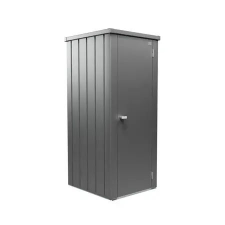 Biohort terraskast Julia L HIGH kwartsgrijs metallic