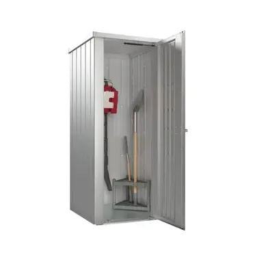 Biohort terraskast Julia L HIGH zilver metallic open