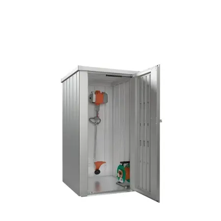 Biohort terraskast Julia L zilver metallic open