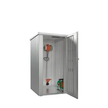 Biohort terraskast Julia L zilver metallic open