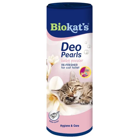 Biokat's Deo Pearls Baby Powder Kattenbakreinigingsmiddelen 700 g - afbeelding 1