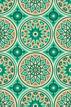 Blommie's lifestyle Buitenkleed 180x120cm C groen