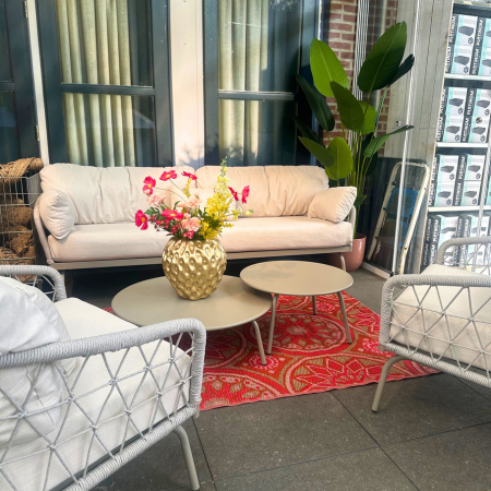 Blommie's lifestyle Buitenkleed 180x120cm c roze - afbeelding 2