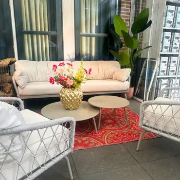 Blommie's lifestyle Buitenkleed 180x120cm c roze - afbeelding 2