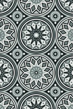 Blommie's lifestyle Buitenkleed 180x120cm C zwart