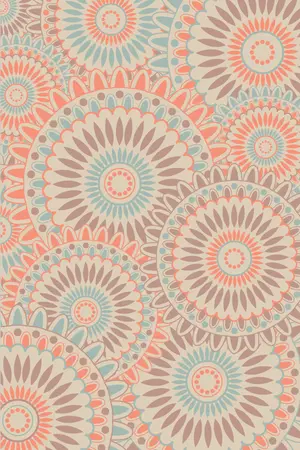 Blommie's lifestyle Buitenkleed 180x270cm H pastel zalm