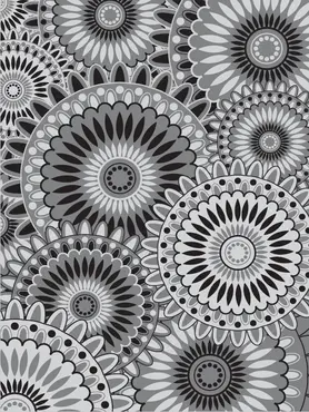 Blommie's lifestyle Buitenkleed 270x360cm L zwart