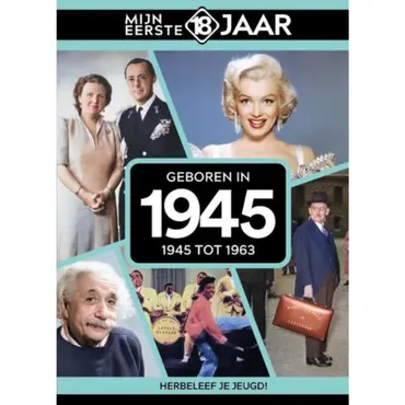 Boek mijn eerste 18 jaar 1945